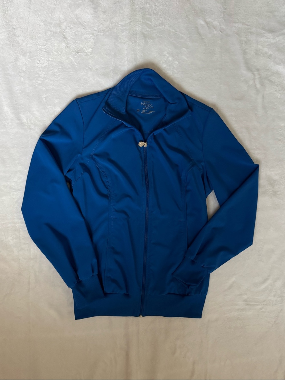 Cherokee Infinity Royal Blue Scrub Jacket